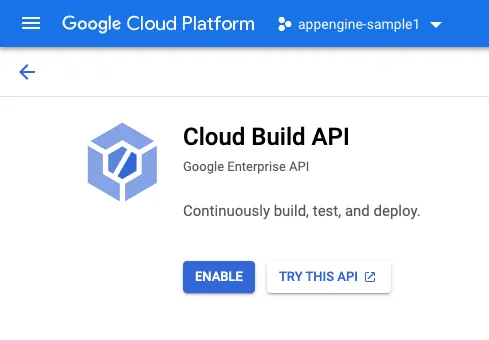 page to enable cloud billing